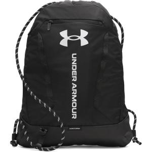 image:imageUnder Armour Unisex Hustle Sackpack 400 RoyalBlackMetallic Silver One Size Fits Most001 Black  Black  White