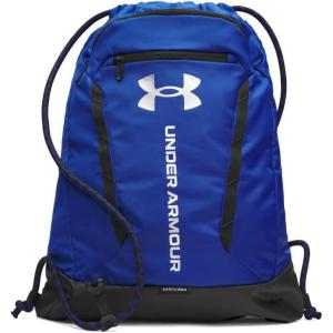 image:imageUnder Armour Unisex Hustle Sackpack 400 RoyalBlackMetallic Silver One Size Fits Most400 Royal  Black  Metallic Silver