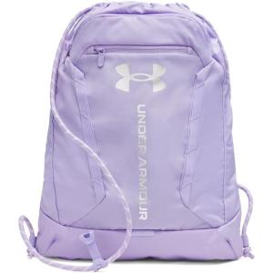 image:imageUnder Armour Unisex Hustle Sackpack 400 RoyalBlackMetallic Silver One Size Fits Most538 PurpleMetallic Silver