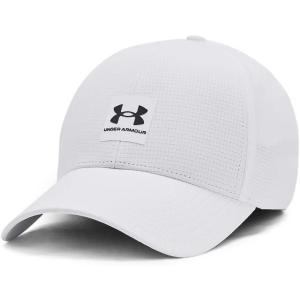 image:imageUnder Armour UnisexAdult Isochill ArmourVent Stretch Fit Hat100 White   Castlerock