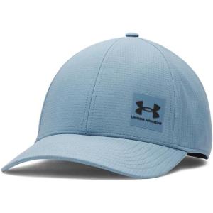 image:imageUnder Armour UnisexAdult Isochill ArmourVent Stretch Fit Hat418 Blue Smoke   Black