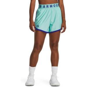image:imageUnder Armour Womens Play Up 5inch Shorts361 Neo Turquoise  Team Royal  Team Royal