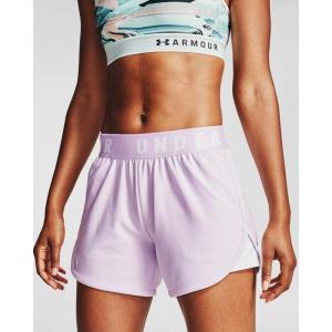 image:imageUnder Armour Womens Play Up 5inch ShortsCrystal Lilac 570White