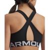 image:imageUnder Armour Girls Crossback MidImpact Sports Bra002 Black   White