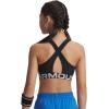 image:imageUnder Armour Girls Crossback MidImpact Sports Bra002 Black   White