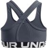 image:imageUnder Armour Girls Crossback MidImpact Sports Bra044 Downpour Gray   White