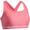 image:imageUnder Armour Girls Crossback MidImpact Sports Bra600 Bittersweet Pink   White