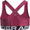 image:imageUnder Armour Girls Crossback MidImpact Sports Bra659 Fuchsia Dusk   White
