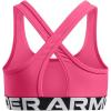 image:imageUnder Armour Girls Crossback MidImpact Sports Bra672 Super Pink   White