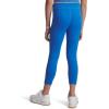 image:imageUnder Armour Girls Motion Solid Crop Leggings402 Blue Atlantis   White