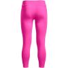 image:imageUnder Armour Girls Motion Solid Crop Leggings652 Rebel Pink   White
