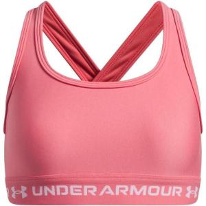 image:imageUnder Armour Girls Crossback MidImpact Sports Bra600 Bittersweet Pink   White