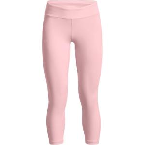 image:imageUnder Armour Girls Motion Solid Crop Leggings647 Prime Pink   White