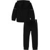 image:imageUnder Armour Boys 2Piece Hoodie Set Full Zip Sweatshirt and Fleece PantsBlack Dk