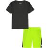 image:imageUnder Armour Boys 2piece Short Sleeve Graphic TShirt and Shorts Set Lightweight amp BreathableBlack Twisty