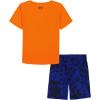 image:imageUnder Armour Boys 2piece Short Sleeve Graphic TShirt and Shorts Set Lightweight amp BreathableBlaze Orange Print