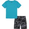 image:imageUnder Armour Boys 2piece Short Sleeve Graphic TShirt and Shorts Set Lightweight amp BreathableBlue Wood