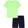 image:imageUnder Armour Boys 2piece Short Sleeve Graphic TShirt and Shorts Set Lightweight amp BreathableLumos Lime Ball