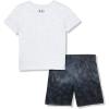 image:imageUnder Armour Boys 2piece Short Sleeve Graphic TShirt and Shorts Set Lightweight amp BreathableMod Gray Printed