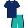 image:imageUnder Armour Boys 2piece Short Sleeve Graphic TShirt and Shorts Set Lightweight amp BreathableNavy Moves Tech