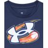 image:imageUnder Armour Boys 2piece Short Sleeve Graphic TShirt and Shorts Set Lightweight amp BreathableNavy Tech Ball