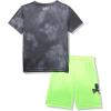 image:imageUnder Armour Boys 2piece Short Sleeve Graphic TShirt and Shorts Set Lightweight amp BreathableRock Castle Print