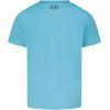 image:imageUnder Armour Boys Short Sleeve Core Graphic TShirt Lightweight amp Breathable Relaxed FitFresco Blue Breakout