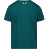 image:imageUnder Armour Boys Short Sleeve Core Graphic TShirt Lightweight amp Breathable Relaxed FitRack Green Doodle