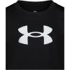 image:imageUnder Armour Boys Short Sleeve Logo Graphic TShirt Lightweight amp Breathable Relaxed FitBlack Tech Big Logo