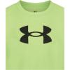 image:imageUnder Armour Boys Short Sleeve Logo Graphic TShirt Lightweight amp Breathable Relaxed FitLime Big Logo