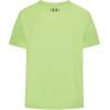 image:imageUnder Armour Boys Short Sleeve Logo Graphic TShirt Lightweight amp Breathable Relaxed FitLime Big Logo