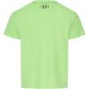 image:imageUnder Armour Boys Short Sleeve Logo Graphic TShirt Lightweight amp Breathable Relaxed FitLumos Lime Fade