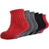 image:imageUnder Armour boys Multi Pack Quarter SockRed