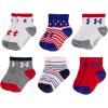 image:imageUnder Armour boys Multi Pack Quarter SockStars and Stripes