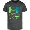 image:imageUnder Armour Boys Short Sleeve Logo Graphic TShirt Lightweight amp Breathable Relaxed FitBlack Boundary