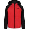 image:imageUnder Armour Boys Sim Softshell Hooded Jacket Full Zipper Closure Lightweight amp WaterresistantRed