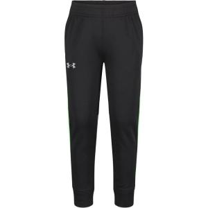 image:imageUnder Armour Boys Pullon Jogger Sweatpants Soft amp Comfortable Relaxed FitBlackGreen Stripe