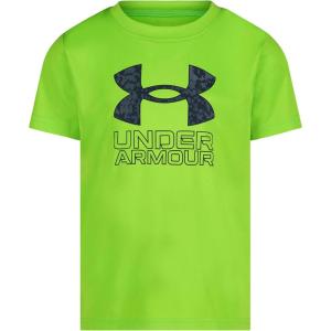 image:imageUnder Armour Boys Short Sleeve Core Graphic TShirt Lightweight amp Breathable Relaxed FitCyber Green Fill