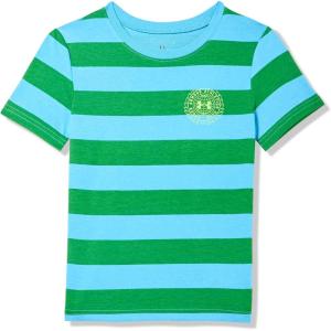 image:imageUnder Armour Boys Short Sleeve Core Graphic TShirt Lightweight amp Breathable Relaxed FitEther Blue Stripe