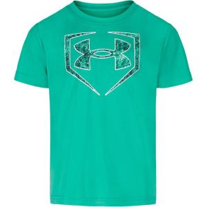 image:imageUnder Armour Boys Short Sleeve Core Graphic TShirt Lightweight amp Breathable Relaxed FitGreen Mode Frost