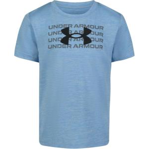 image:imageUnder Armour Boys Short Sleeve Core Graphic TShirt Lightweight amp Breathable Relaxed FitHorizon Blue Twist