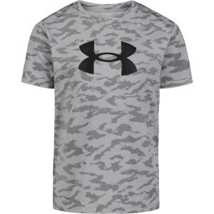 image:imageUnder Armour Boys Short Sleeve Core Graphic TShirt Lightweight amp Breathable Relaxed FitMod Gray Prints