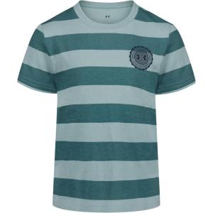 image:imageUnder Armour Boys Short Sleeve Core Graphic TShirt Lightweight amp Breathable Relaxed FitSerpentine Stripe