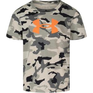 image:imageUnder Armour Boys Short Sleeve Core Graphic TShirt Lightweight amp Breathable Relaxed FitTitanium Woodland