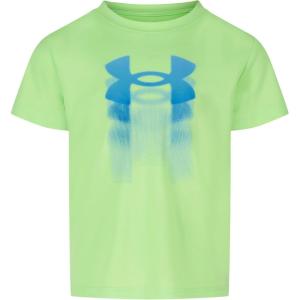image:imageUnder Armour Boys Short Sleeve Logo Graphic TShirt Lightweight amp Breathable Relaxed FitLumos Lime Fade