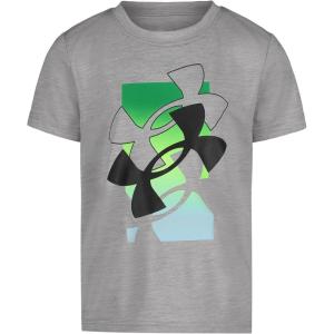 image:imageUnder Armour Boys Short Sleeve Logo Graphic TShirt Lightweight amp Breathable Relaxed FitMod Gray Stacked