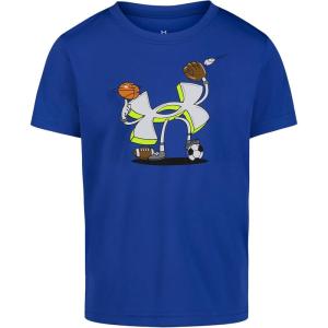 image:imageUnder Armour Boys Short Sleeve Logo Graphic TShirt Lightweight amp Breathable Relaxed FitRoyal Sport