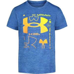 image:imageUnder Armour Boys Short Sleeve Logo Graphic TShirt Lightweight amp Breathable Relaxed FitViral Blue Boundary