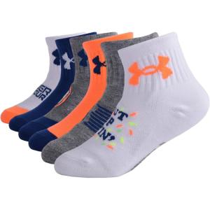 image:imageUnder Armour boys Multi Pack Quarter SockDonut Multi