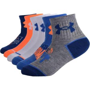 image:imageUnder Armour boys Multi Pack Quarter SockLight Gray Heather